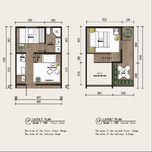 120㎡ Garden Mansion with 3 Bedrooms and Lush Greenery